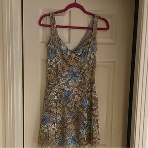 Casadei Runway Floral Mini Dress